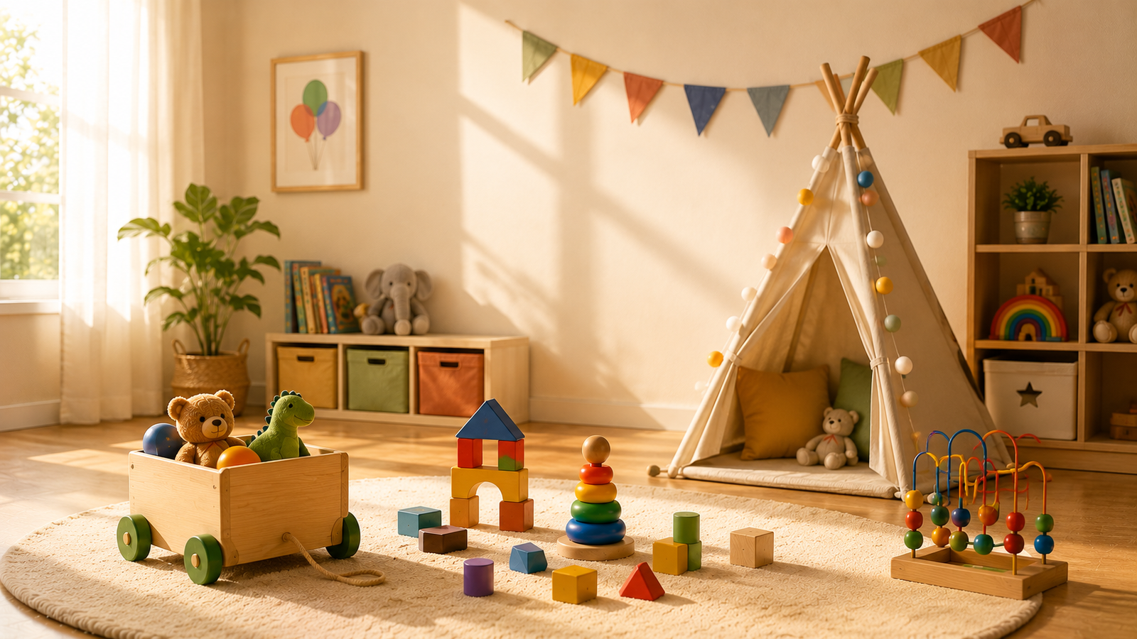 Child trying toys with Toyit trial plan