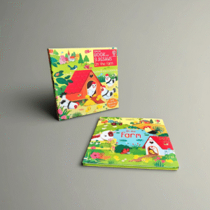 Book & 3Jigsaws : On The Farm
