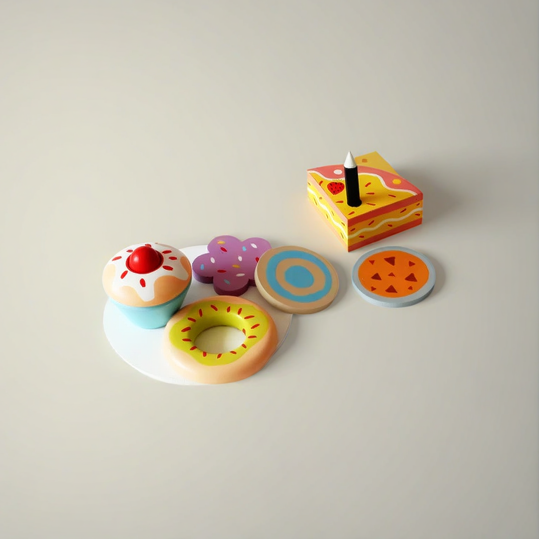 Wooden Pretend Play Desert Set - Image 3