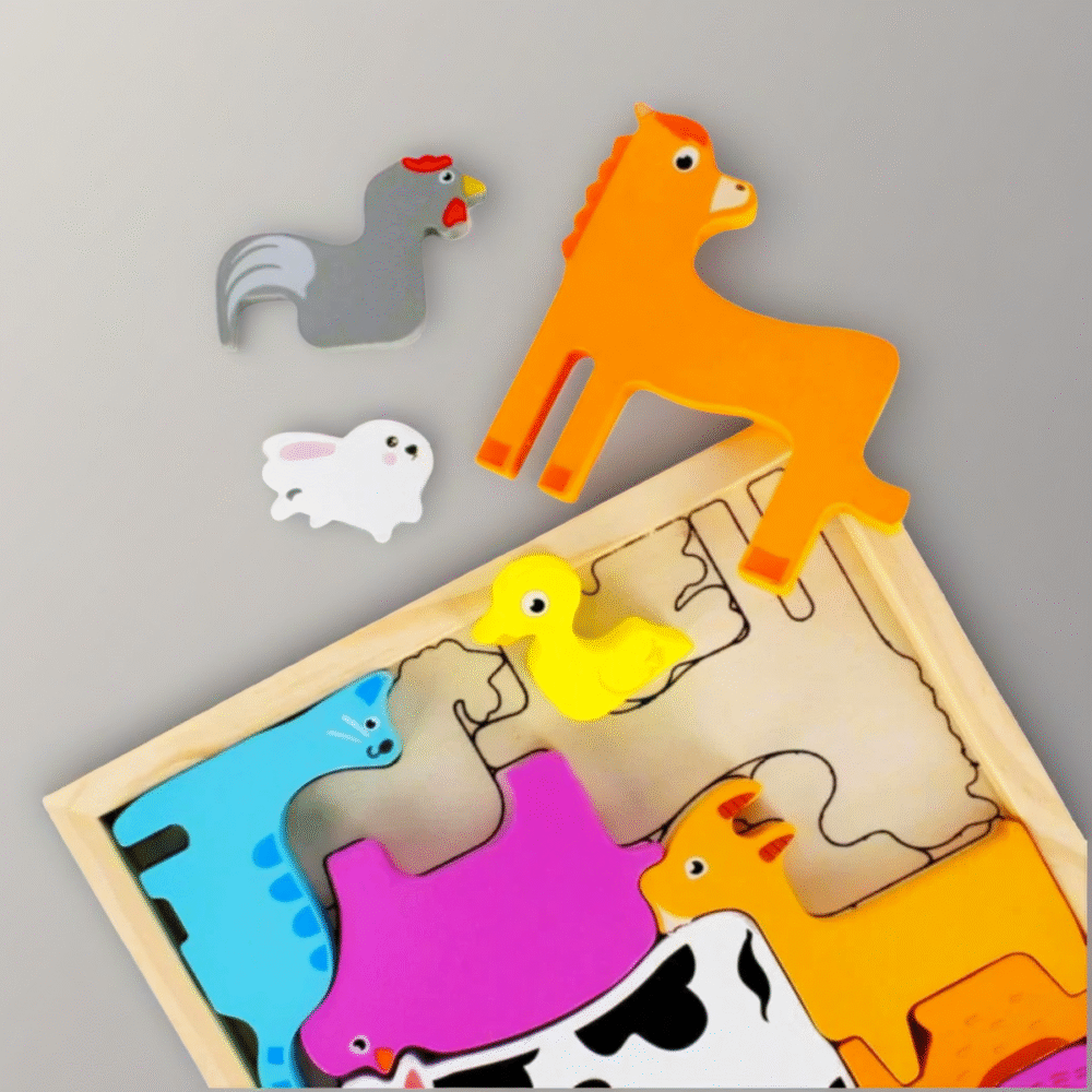 Farm Animal Blocks Puzzle - Image 2