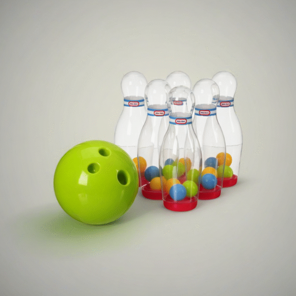 BOWLING1 Clearly Sports Bowling Play Set