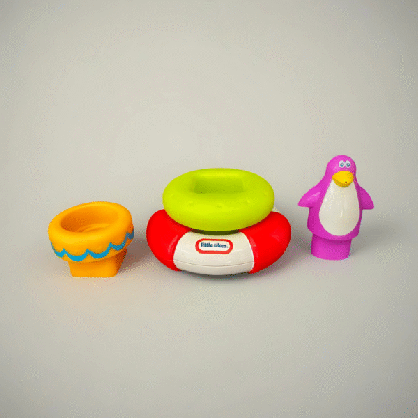 PENQUIN1 Squirt & Stack Play Penguin