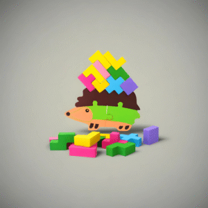 Two-in-One Jenga Rocking & Stacking Height
