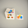 Wooden Sorting Cube