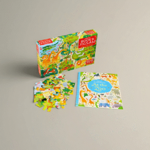 Book & Jigsaw : At The Zoo
