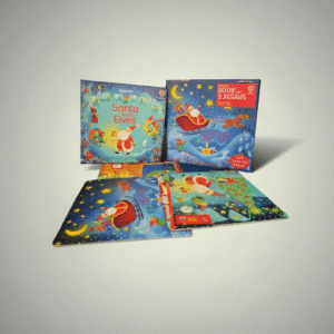 Book & 3Jigsaws : Santa