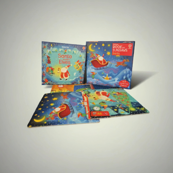jigsaw santa1 Book & 3Jigsaws : Santa