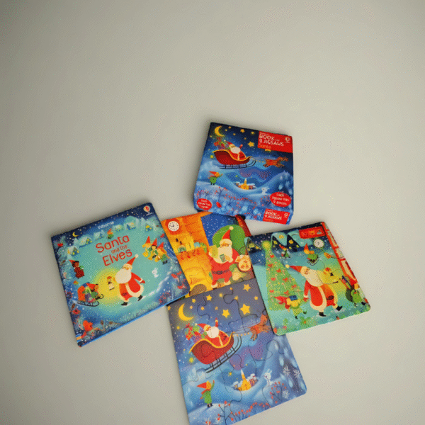 jigsaw santa2 Book & 3Jigsaws : Santa