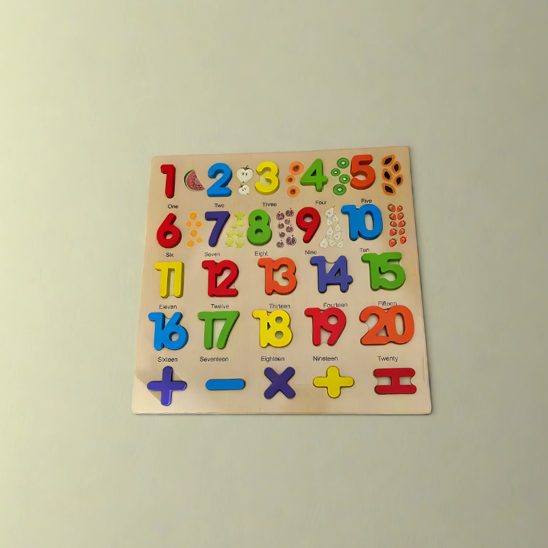 Wooden Number Puzzle