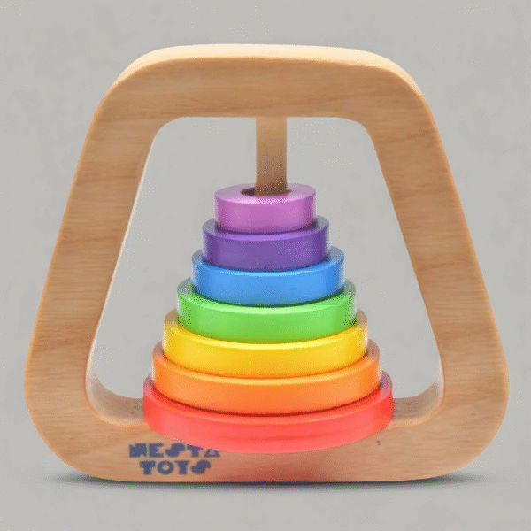 rattle Wooden Rainbow Rattle