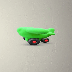 Rubbabu Charles Green Micro Aeroplane