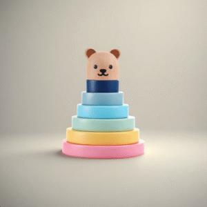 Premium Wooden Stacking Rings