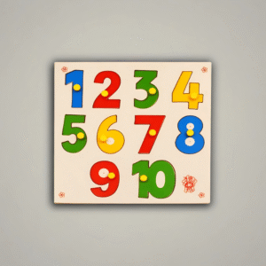 1–10 Number Puzzle Tray