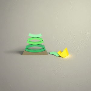 Balancing Tree Stacker Q-ristmas Tree