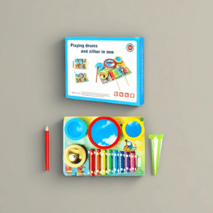 Playing Drums and Zither in One