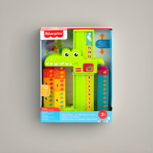 Fisher-Price Adding Alligator with 10 Stacking Blocks