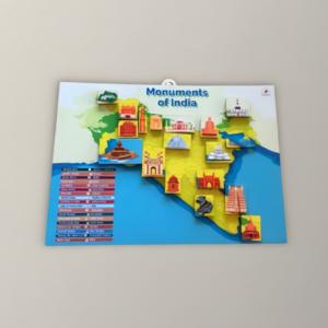 ILearnNGrow Monuments of India Magnetic Board
