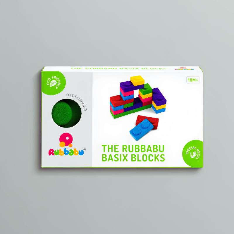 Rubbablox Basix Natural Rubber Foam Blocks - Image 2