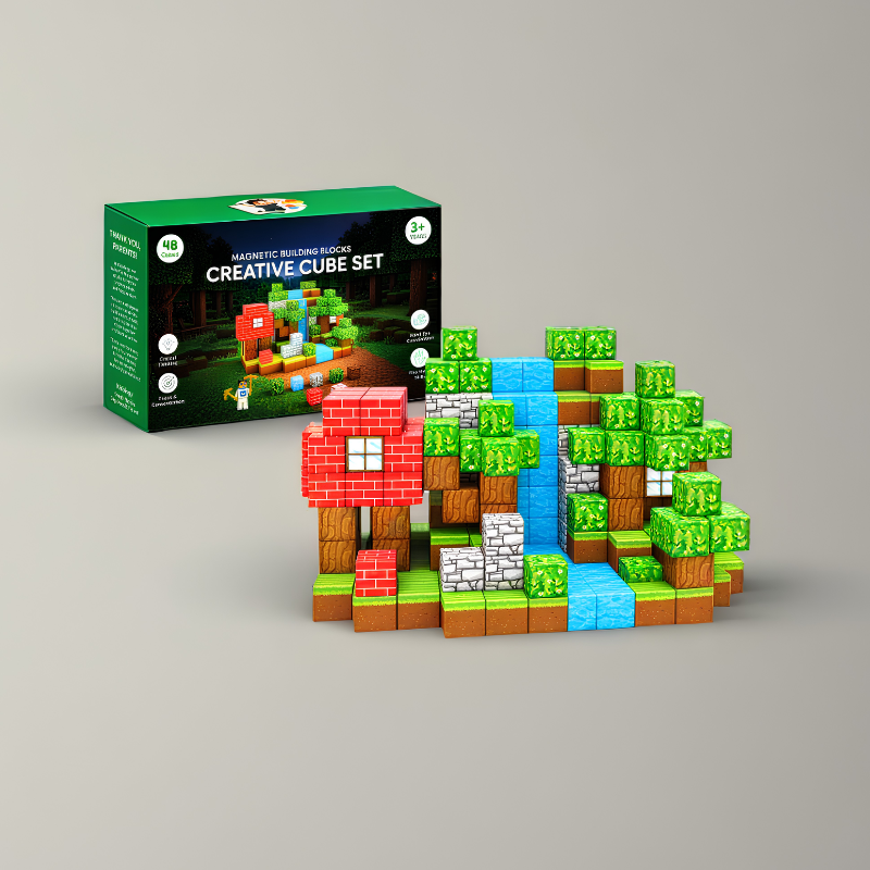 Magnetic Building Blocks: Creative Cube Set